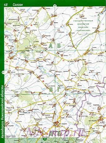 Подробная Карта Нижегородской Области - assistantvolume