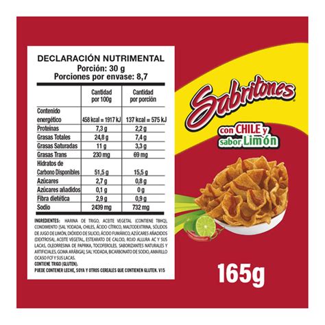Sabritas Sabritones Con Chile Y Limón 160 G Mi Tienda Del Ahorro