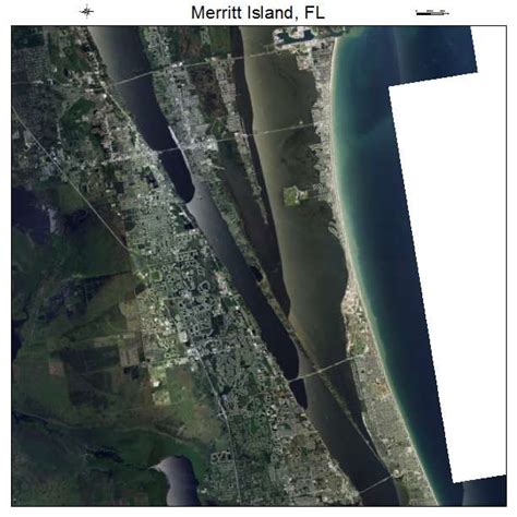 Aerial Photography Map of Merritt Island, FL Florida