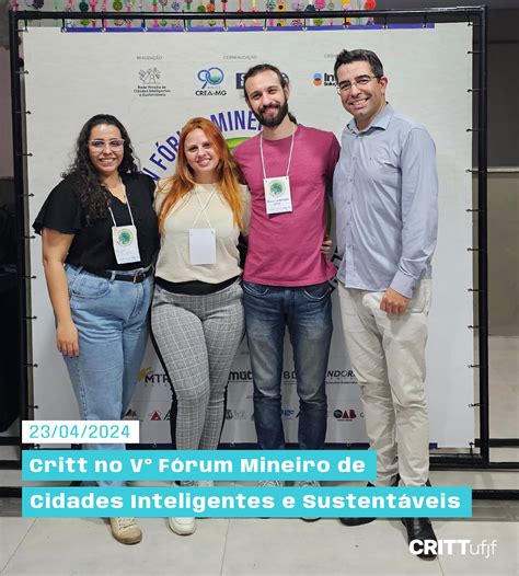 Critt participa do V Fórum Mineiro de Cidades Inteligentes e