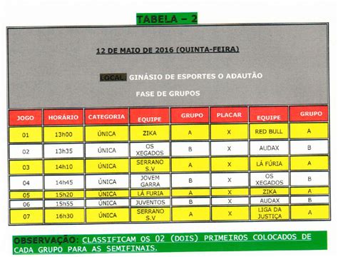 Blog Da Escola Eemas Confira A Tabela De Jogos Do Interclasse Da