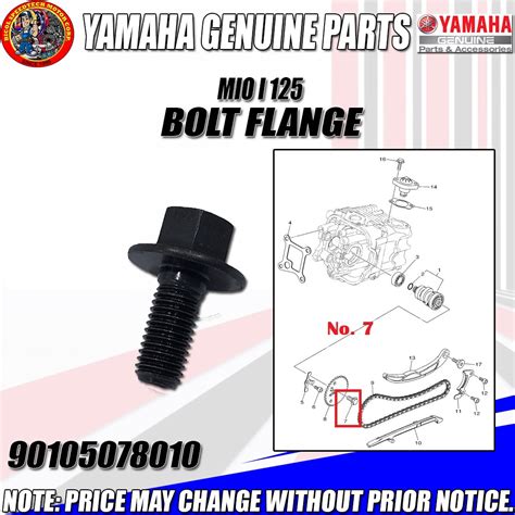 Mio I Bolt Flange Ygp Genuine Shopee Philippines