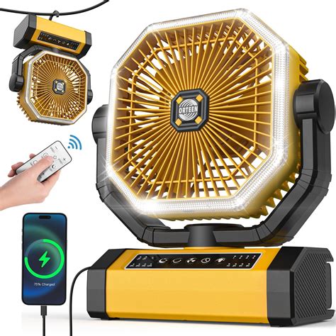 Amazon Ventilador Alimentado Por Bater A Ventilador Recargable De