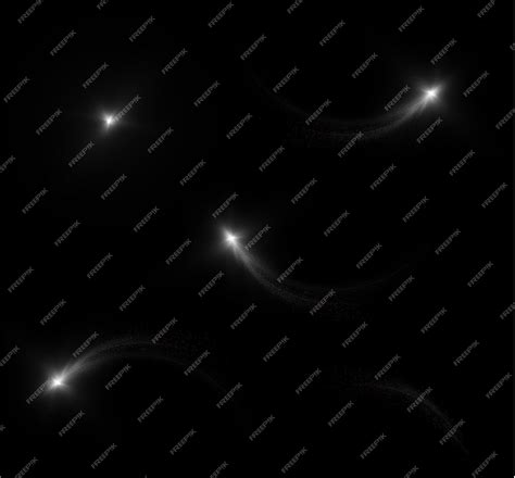 Premium Vector | The magical twinkling of a comet or a star hovering