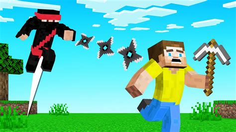 Super Ninja Hunters Vs Speedrunner Minecraft Minecraft Videos