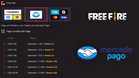 COMO RECARGAR DIAMANTES PARA FREE FIRE CON MERCADO PAGO PAGOSTORE