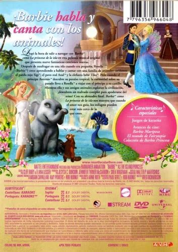 Comprar Barbie Como La Princesa De La Isla Dvd Original