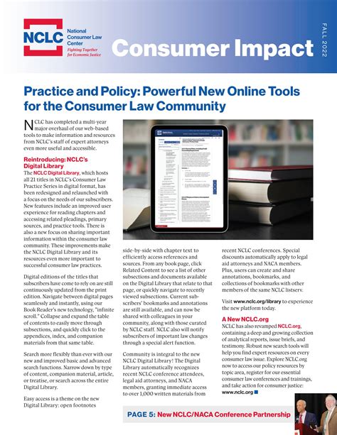 Consumer Impact, Fall 2022 by National Consumer Law Center - Issuu