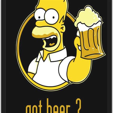 Quadro Homer Simpsons Bar Churrasco Moldura G Elo