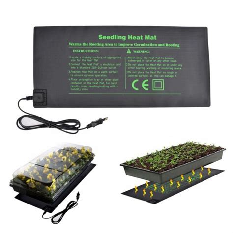 Seed Heating Mat Clone Starter Heat Pad Plant Seedling Germination Propagation Ebay