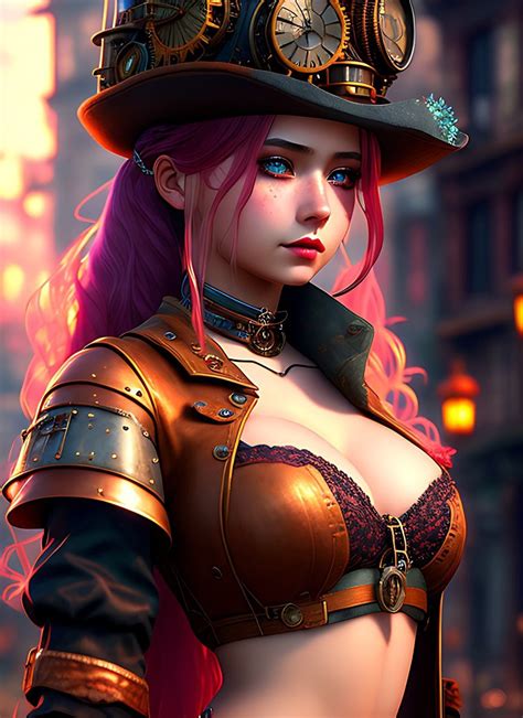 Steampunk Wanita Perempuan Pucuk Gambar Gratis Di Pixabay Pixabay