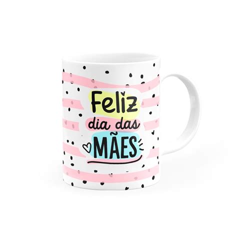 Caneca Personalizada Feliz Dia Das M Es Canecas Horas