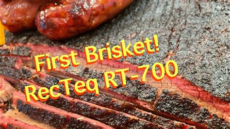 Smoked Brisket Recteq Rt Bull Pellet Smoker Youtube