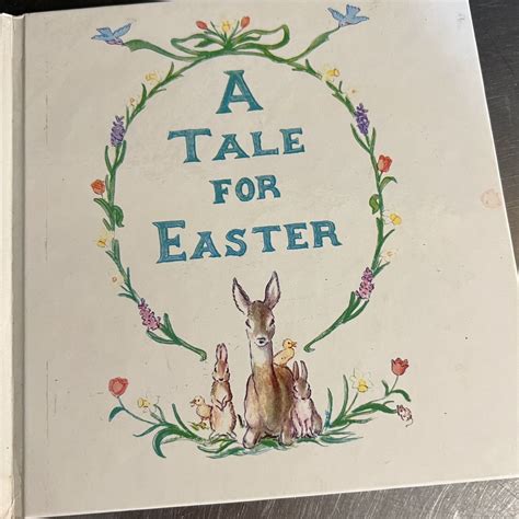 Tasha Tudor Book Tale For Easter 1989 Printing Hardcover Vtg