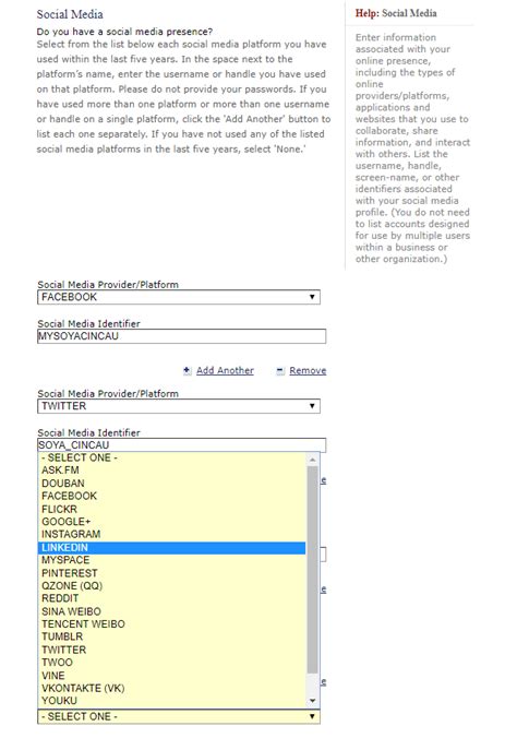 Us Visa Applications Now Require Social Media Details Soyacincau