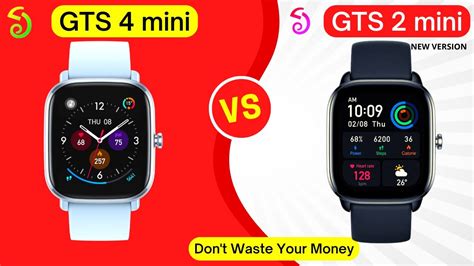 Amazfit GTS 4 Mini Vs Amazfit GTS 2 Mini New Version Full Specs