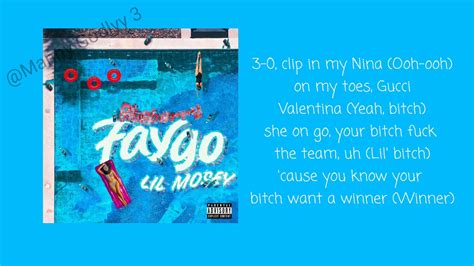 Lil Mosey Blueberry Faygo Lyrics Official Audio New Verse Youtube