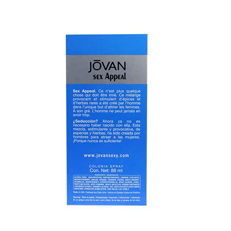 Jovan Sex Appeal Eau De Cologne Perfume For Men 88ml