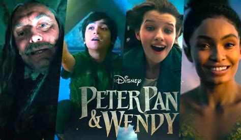 Peter Pan And Wendy First Official Trailer Jude Law Captain Hook Yara