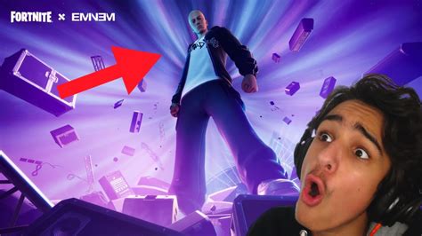 Je fais l évènement d EMINEM sur FORTNITE YouTube