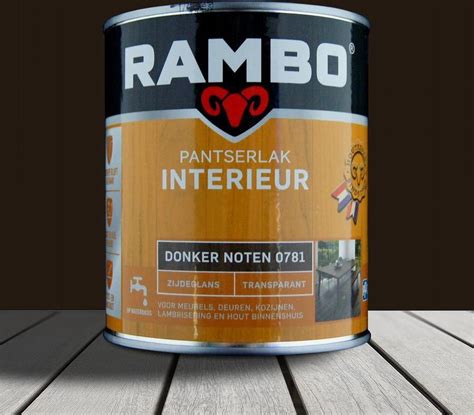 Rambo Pantserlak Interieur Transparant Zijdeglans Houtnerf