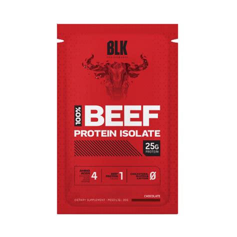 Sachê Beef Protein Blk Performance 30g Sabor Chocolate Mercadão Suplementos