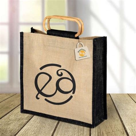 Cane Handle Jute Bag 002 Bags Factory Company