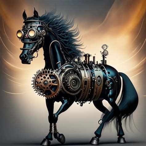 Premium Photo Steampunk Horse