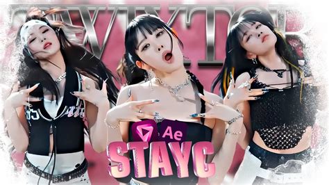 STAYC 4K Cheeky Icy Thang MV Edit Clips Twixtor Slow Mo YouTube