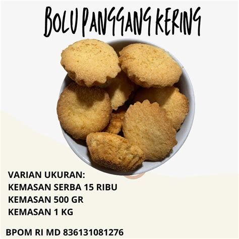 BOLU PANGGANG KERING RASA MANIS DAN RENYAH KEMASAN 1 KG Lazada Indonesia