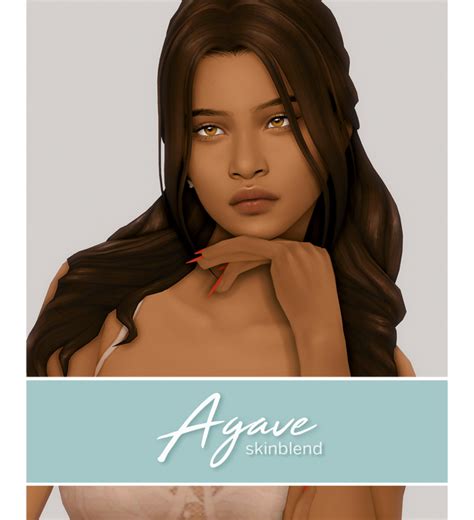 Agave A Default Non Default Skinblend Nesurii The Sims Skin