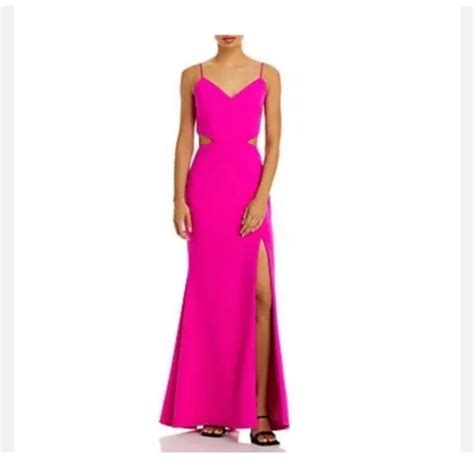 Fame And Partners Dresses Fame And Partners Zyra Hot Pink Rib Cut Detail Poshmark