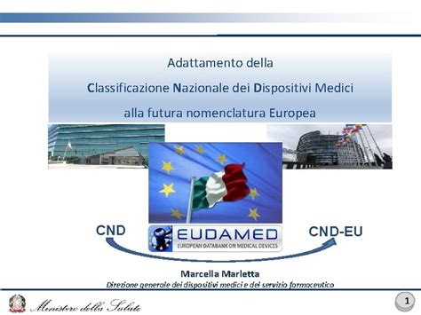 Adattamento Della Classificazione Nazionale Dei Dispositivi Medici Alla