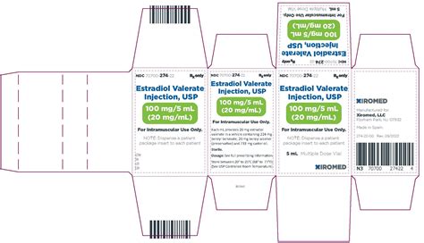 Estradiol Valerate Injection Usp