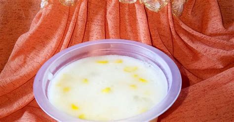 resep bubur jagung enak  sederhana cookpad