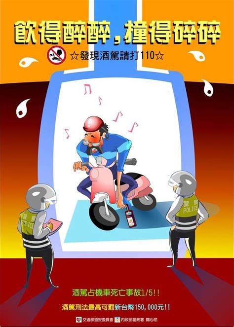 【安全宣導】請同學切勿酒後騎車及疲勞駕駛，以確保行車平安！