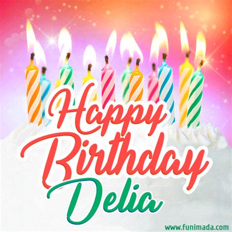 Happy Birthday Delia S For Her Download On