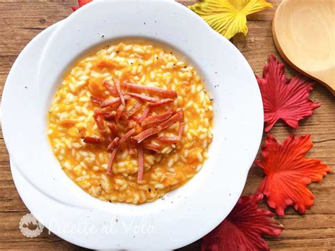 Risotto Con Zucca E Speck Croccante Ricette Al Volo