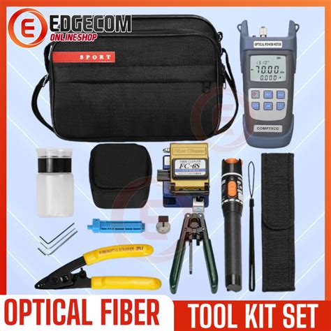 Jual FTTH Toolkit Set Lengkap OPM VFL Cleaver Fiber Optic Tool Kit Set