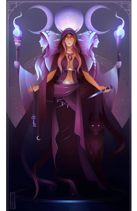 Hecate Greek Mythology By Yliade On Deviantart Mitología Griega Y