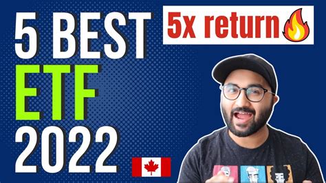 💰top Canadian Etfs To Earn 5x Returns Canada 2022 Youtube