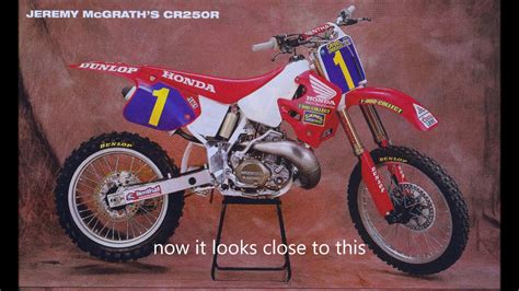 1992 Cr250 Mcgrath Replica Rebuild Part 1 Youtube