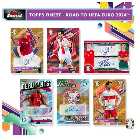 2023 24 Topps Finest Uefa Road To Euros Checklist