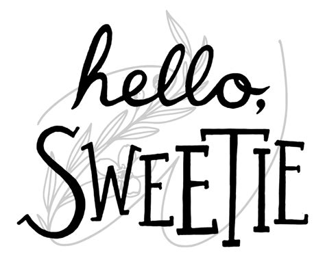 Hello Sweetie Svg Doctor Who Png Svg Cut File Cricut Etsy