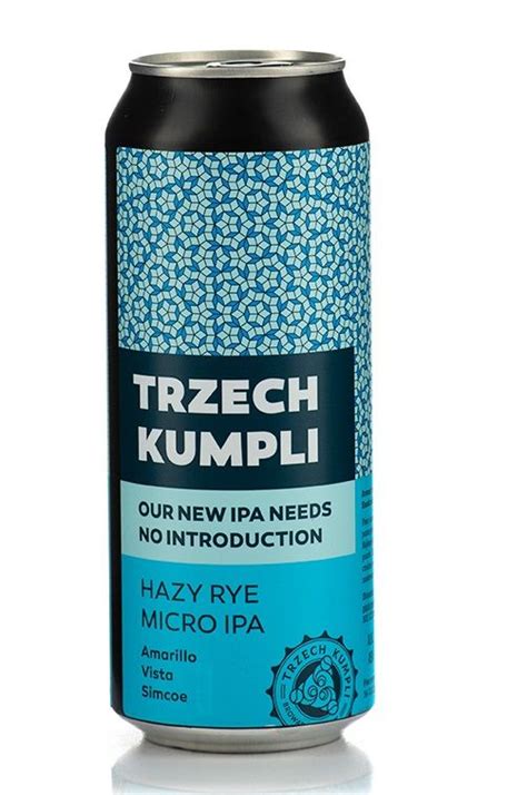 Trzech Kumpli ONINNI Hazy Rye Micro IPA 500ml Puszka Dobra Cena