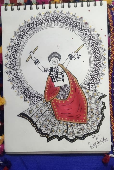 Mandala DRAWING Happy Navratri 🙏 ️ Painting, Art, Doodles, Crafts, Draw ...