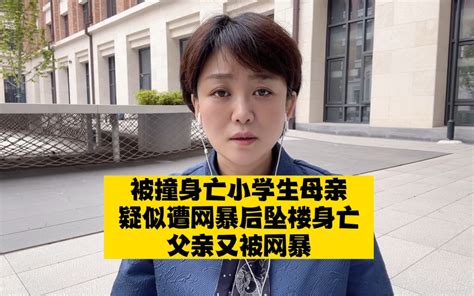 小学生被撞离世后母亲坠亡，生前曾遭网暴，孩子父亲也遭遇网暴，多个网暴、造谣账号被 哔哩哔哩