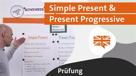 Simple Present Present Progressive Basics Alpha Lernen Pr Fung