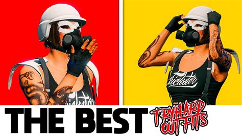 INCREDIBLE THE BEST TRYHARD OUTFITS GTA GIRL YouTube