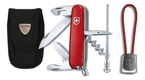 Navaja Victorinox Spartan Roja Funda Nylon Cordón Y Chaira Meses sin